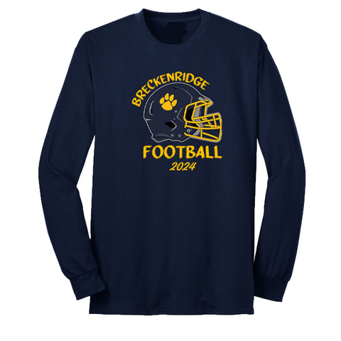 Cotton Blend Long Sleeve Shirt - Breckenridge Football